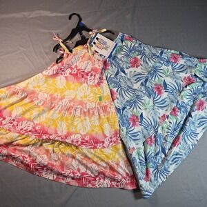 Tommy Bahama Girls Summer Dress 2 Pack Size 7 NWT